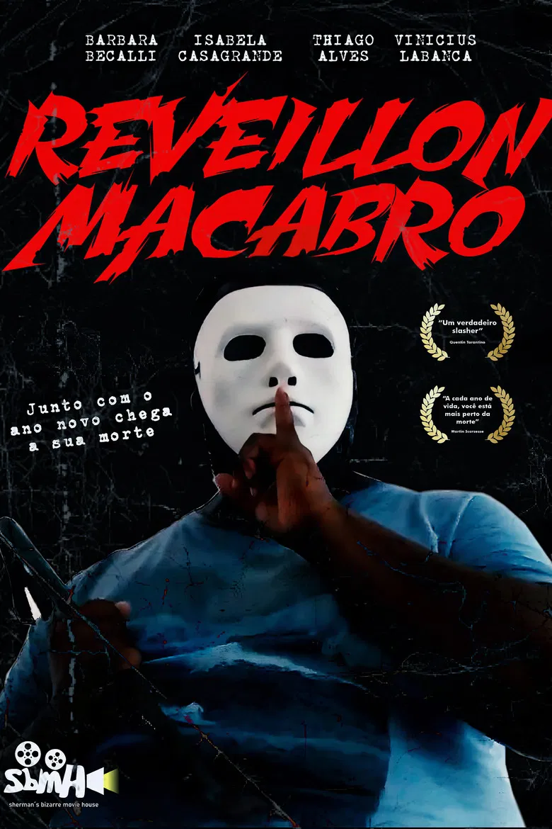 Macabre New Year's Eve poster background