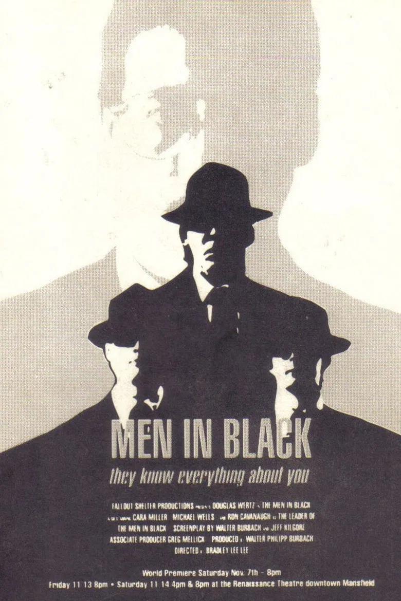 The Men in Black poster background