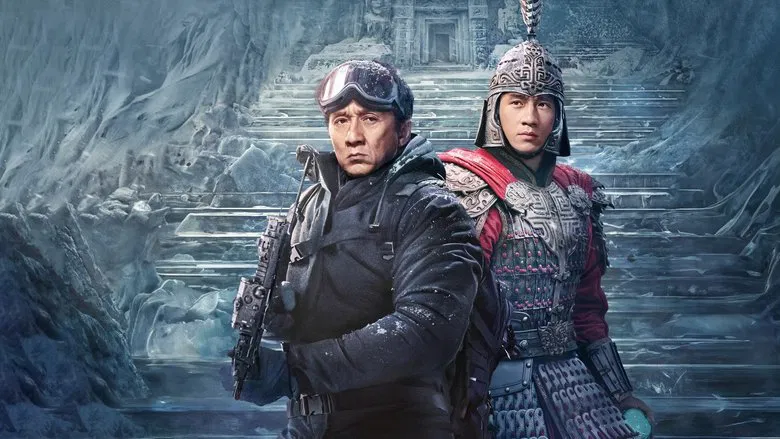 Jackie Chan leading an army in ancient China