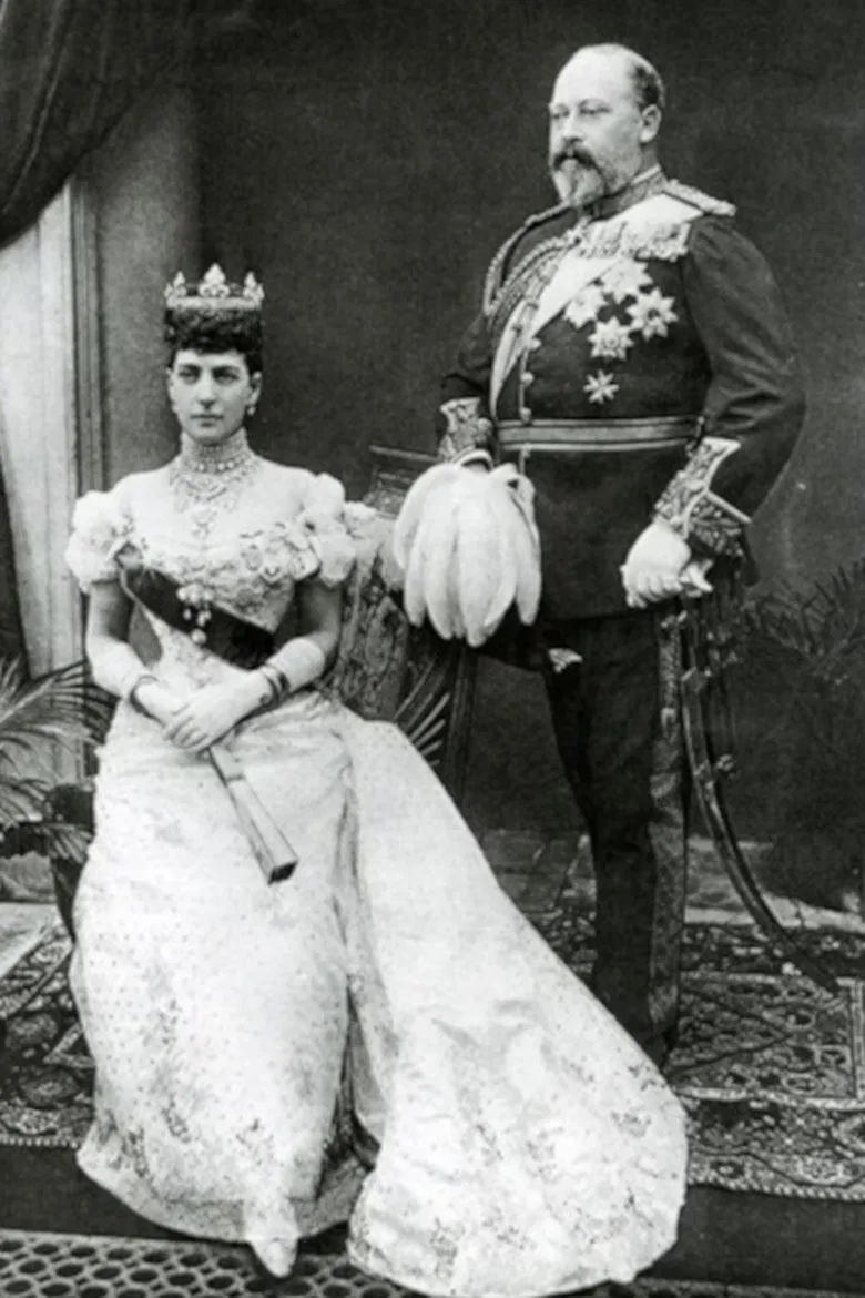 Royal Visit of the Cardiff Industrial and Fine Art Exhibition poster background