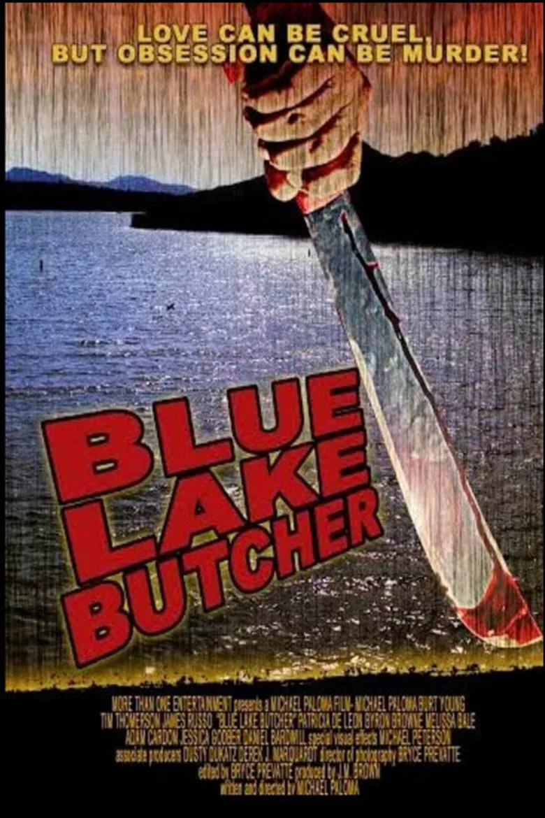 Blue Lake Butcher poster background