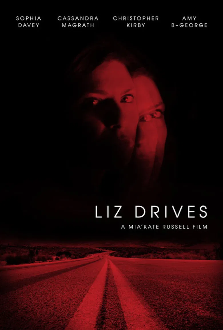 Liz Drives poster background