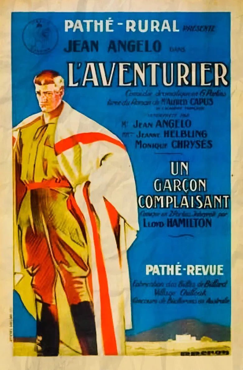 L'aventurier poster background
