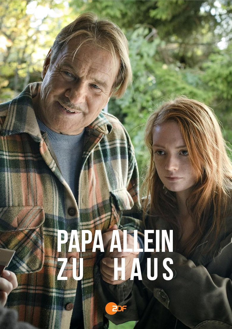 Papa allein zu Haus poster background