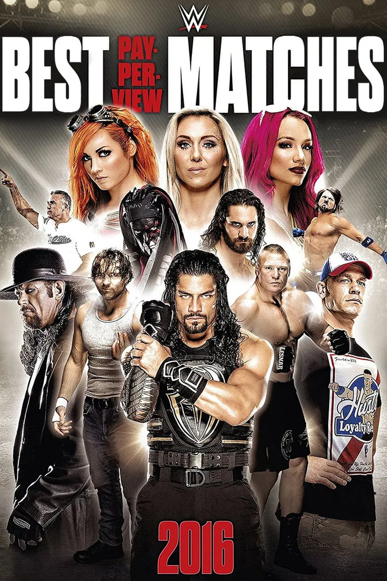 WWE: Best Pay-Per-View Matches of 2016 poster background