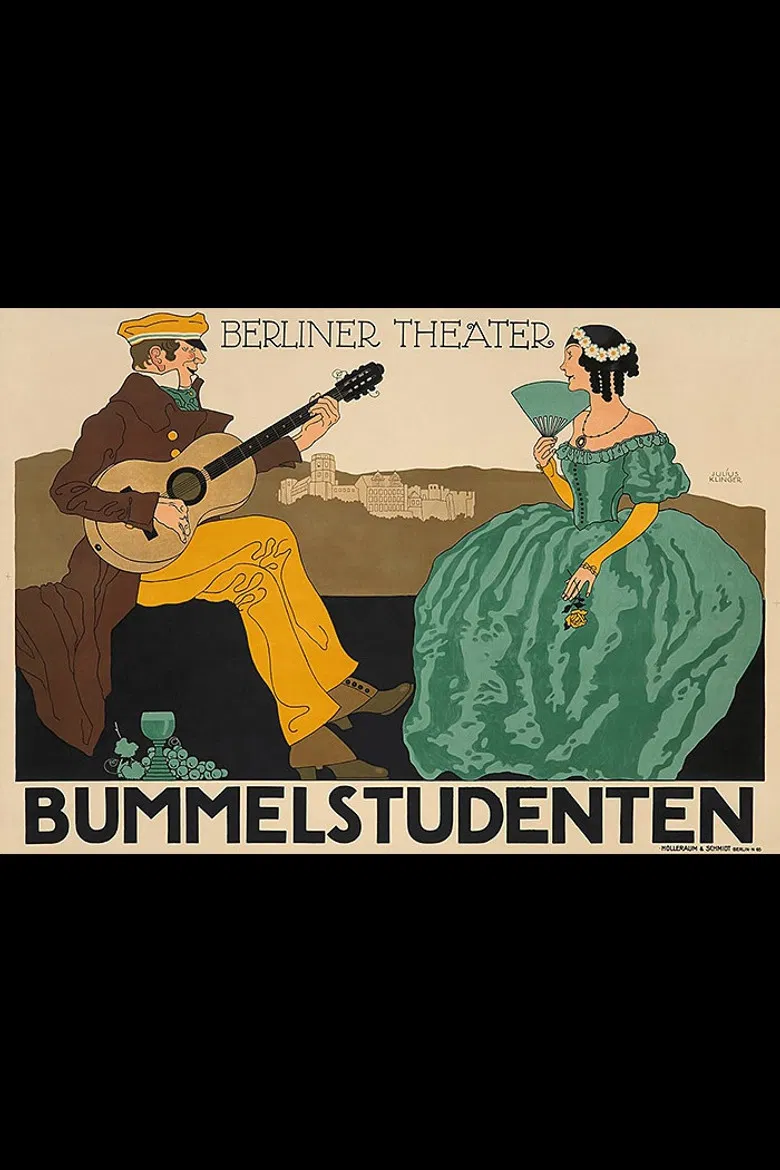 Bummelstudenten poster background