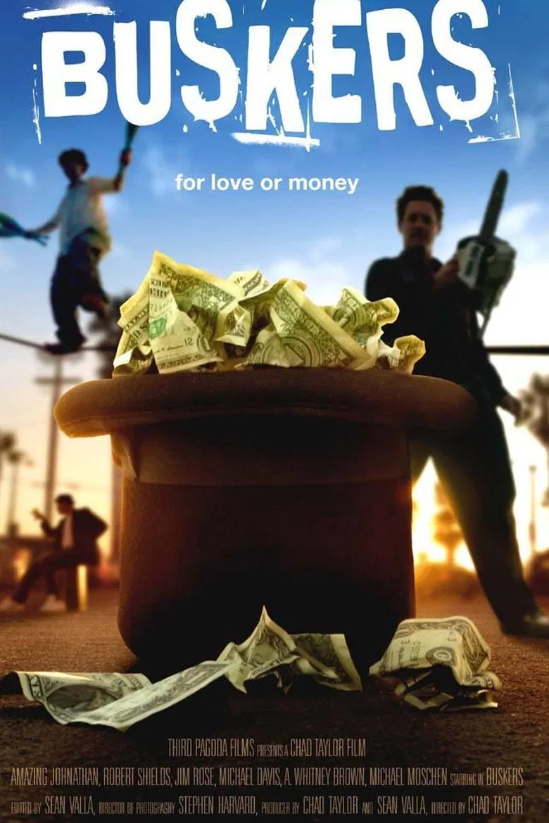 Buskers; For Love or Money poster background