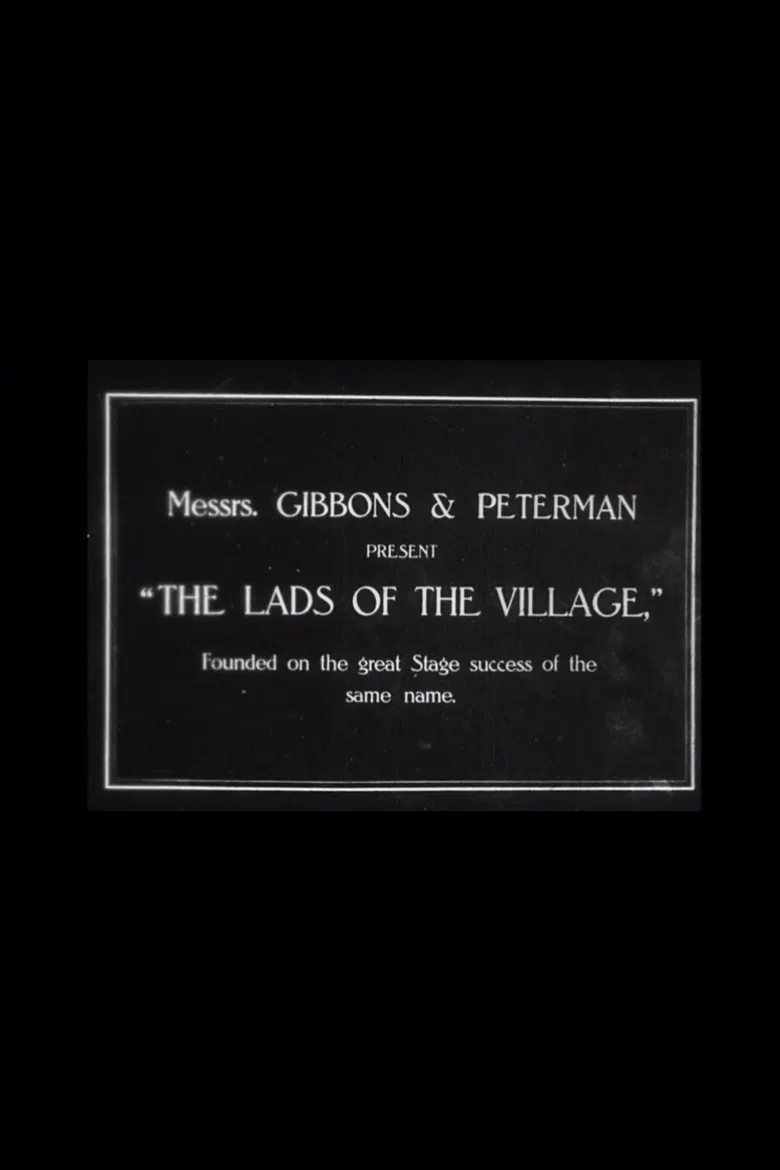The Lads of the Village poster background