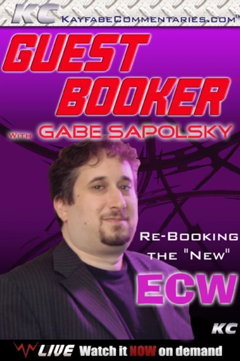 Guest Booker with Gabe Sapolsky poster background