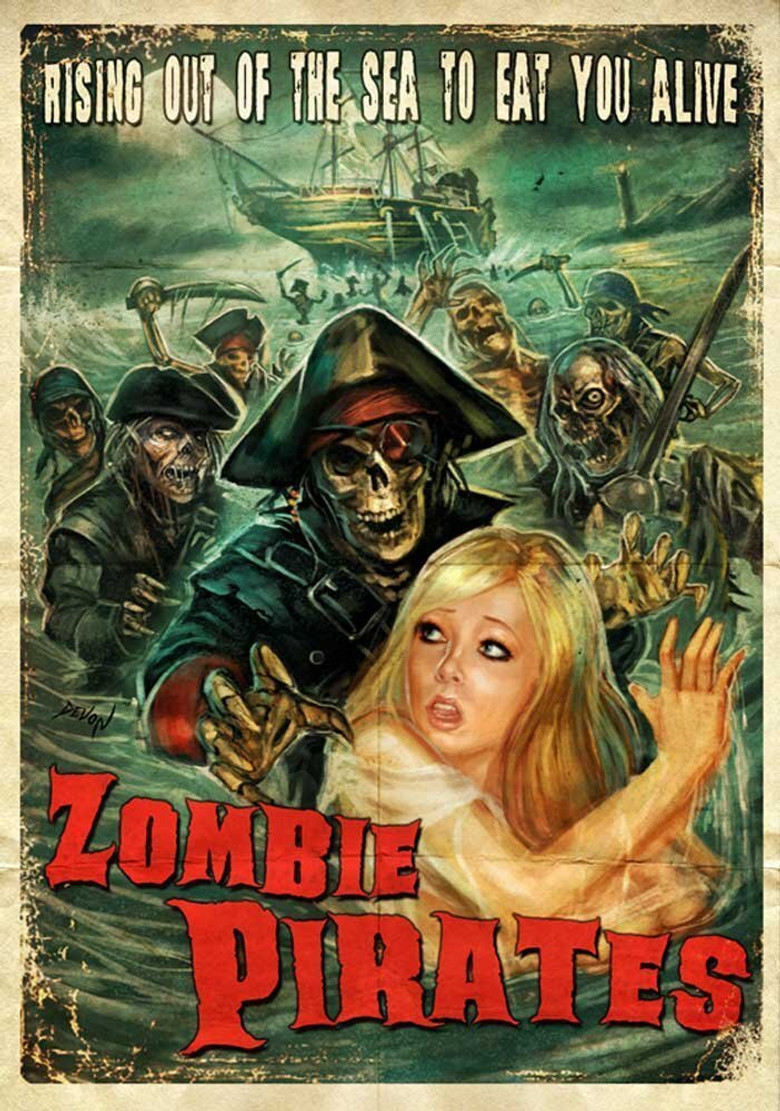 Zombie Pirates poster background