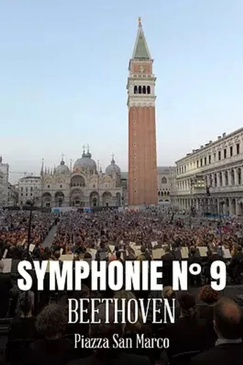 Symphony n. 9 by Ludwig van Beethoven in St. Mark’s Square poster background