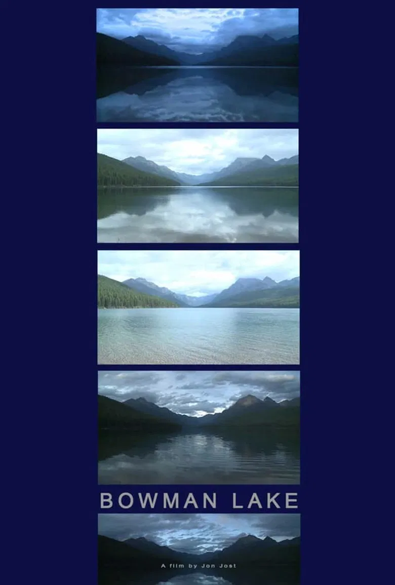 Bowman Lake poster background