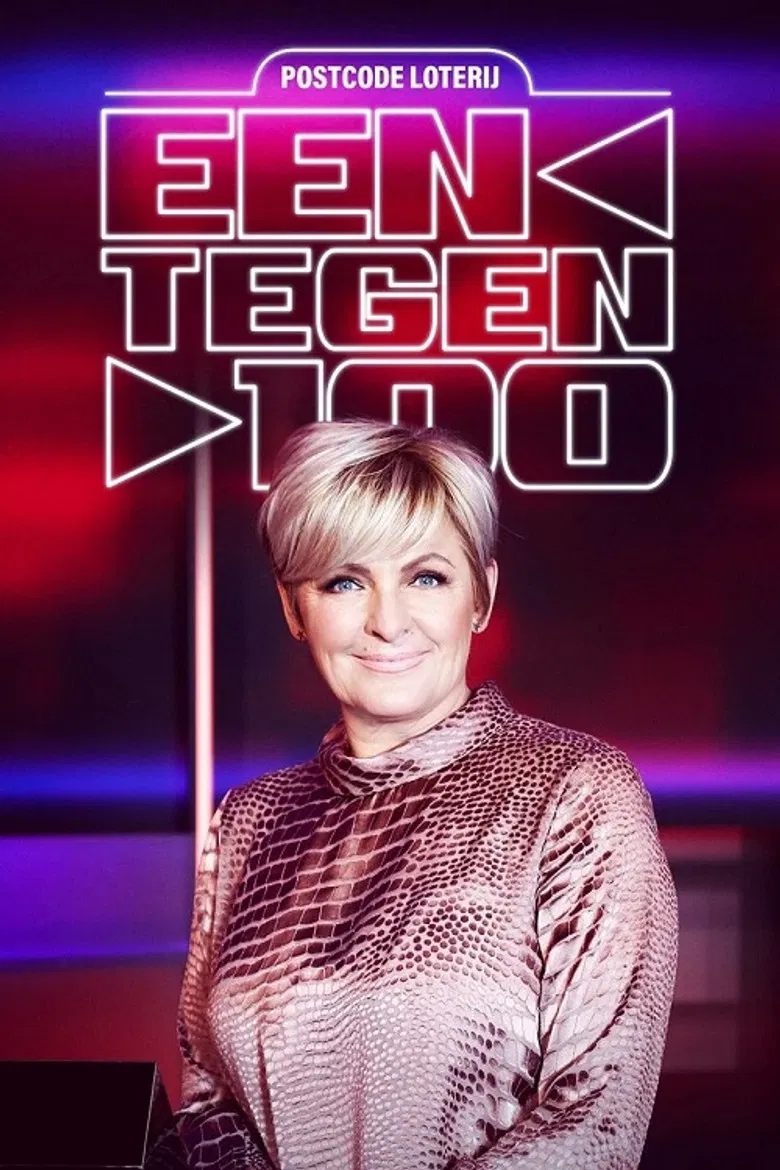 Eén tegen 100 poster background