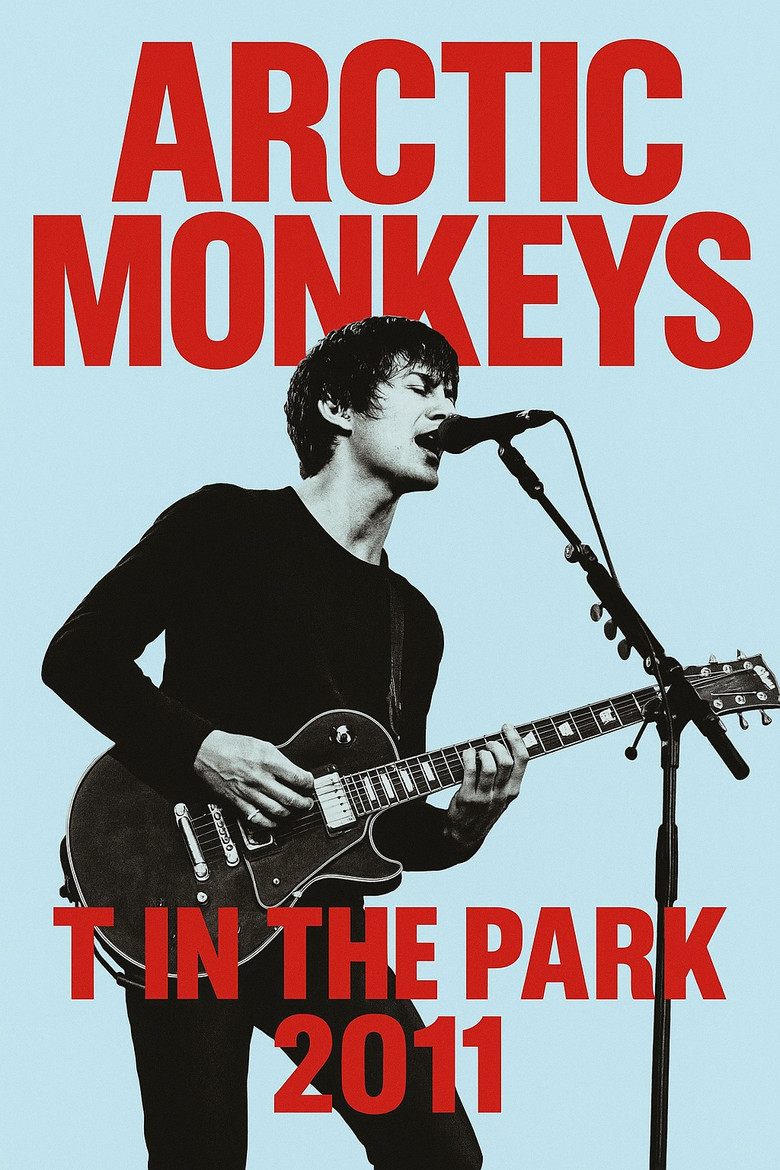 Arctic Monkeys T in the Park 2011 poster background