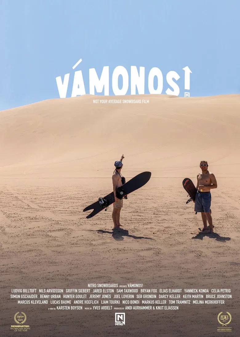 VÁMONOS by Nitro Snowboards poster background