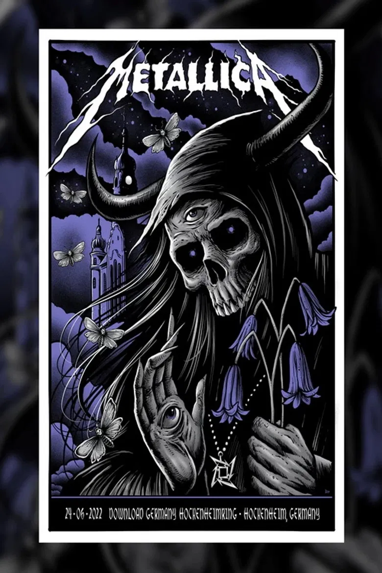 Metallica Download Festival Germany poster background