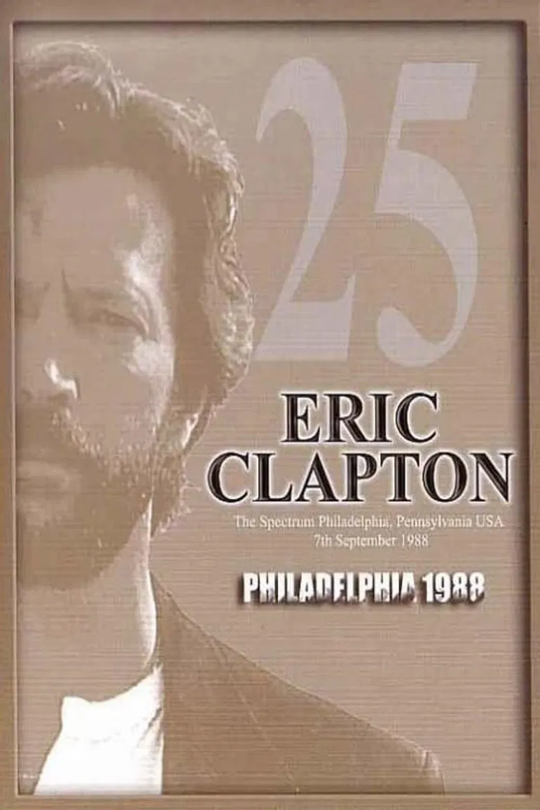 Eric Clapton: Philadelphia 1988 poster background