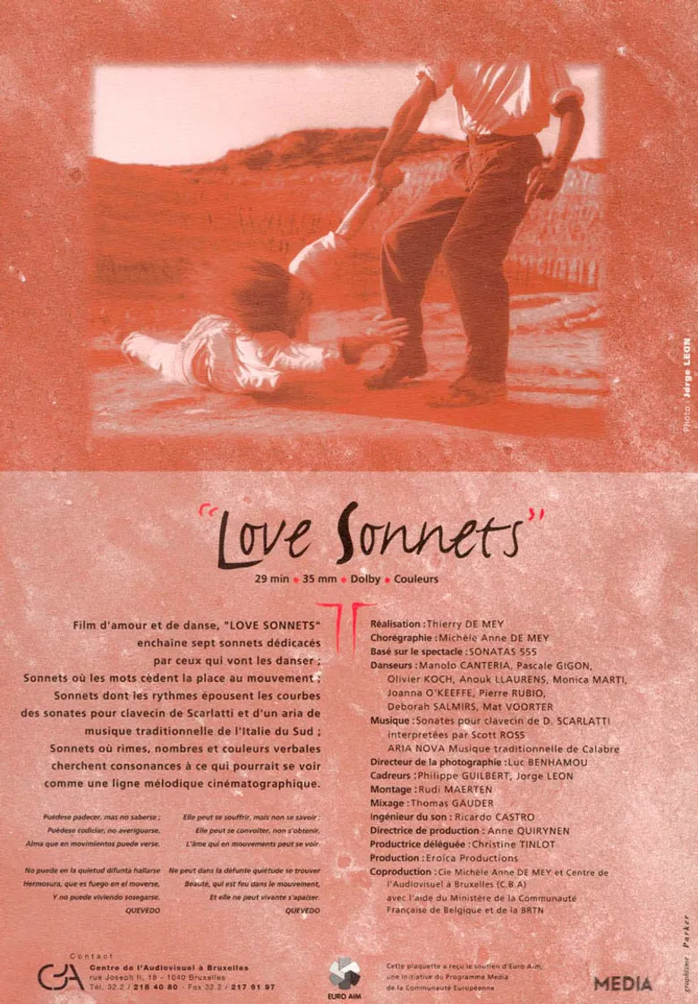 Love Sonnets poster background