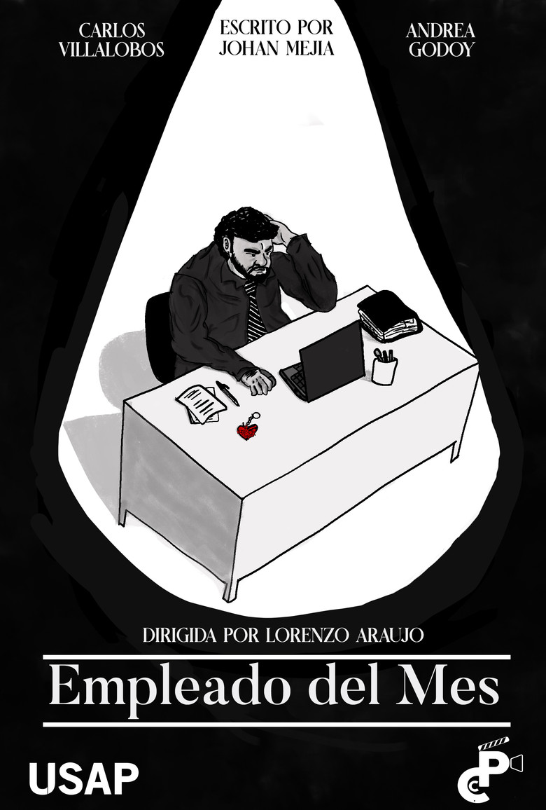 Employee of the month poster background