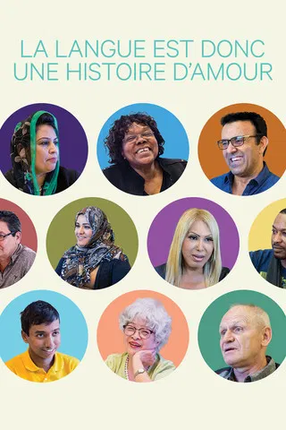 La langue est donc une histoire d'amour poster background