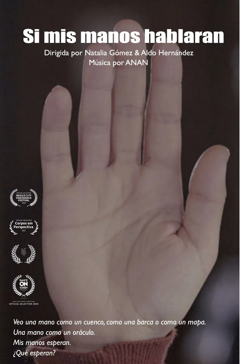 Si Mis Manos Hablaran poster background