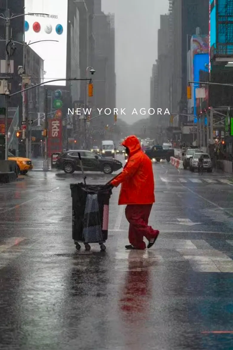 New York Agora: The Legacy of the 60s Counterculture poster background