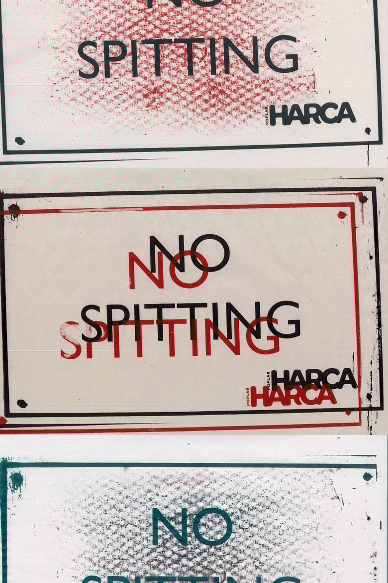 No Spitting v0.1 poster background