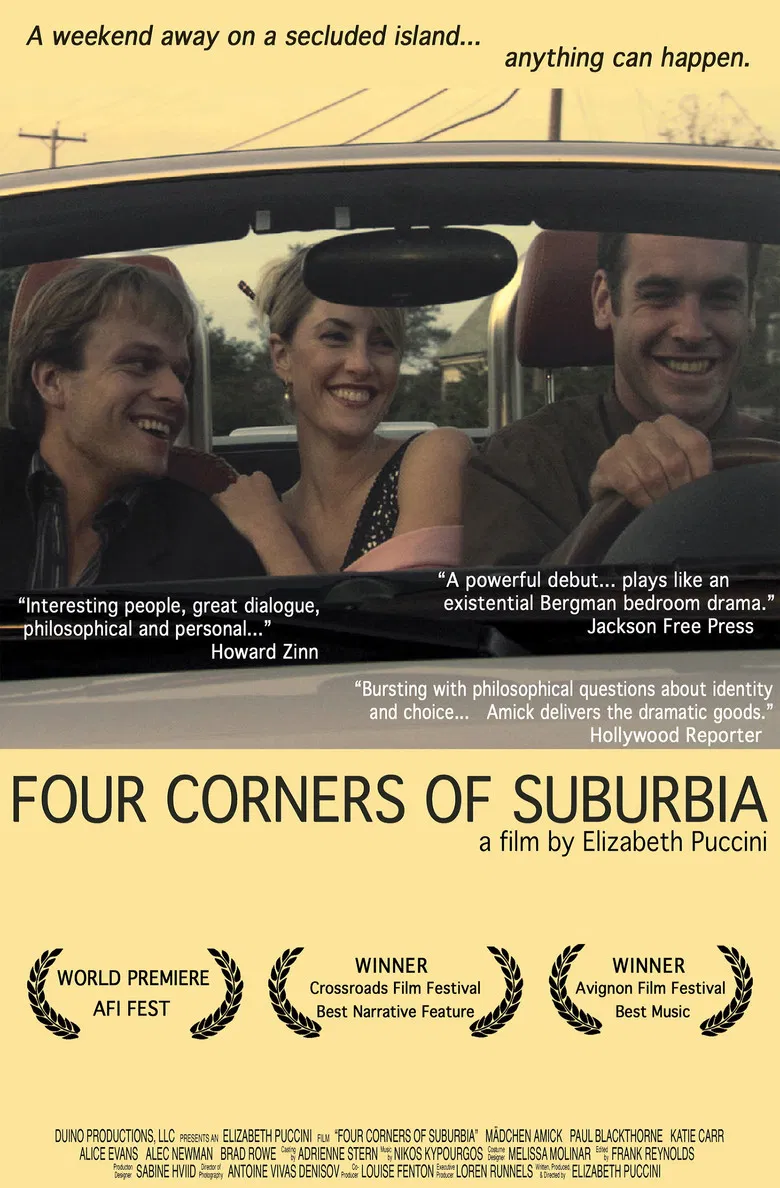 Four Corners of Suburbia poster background
