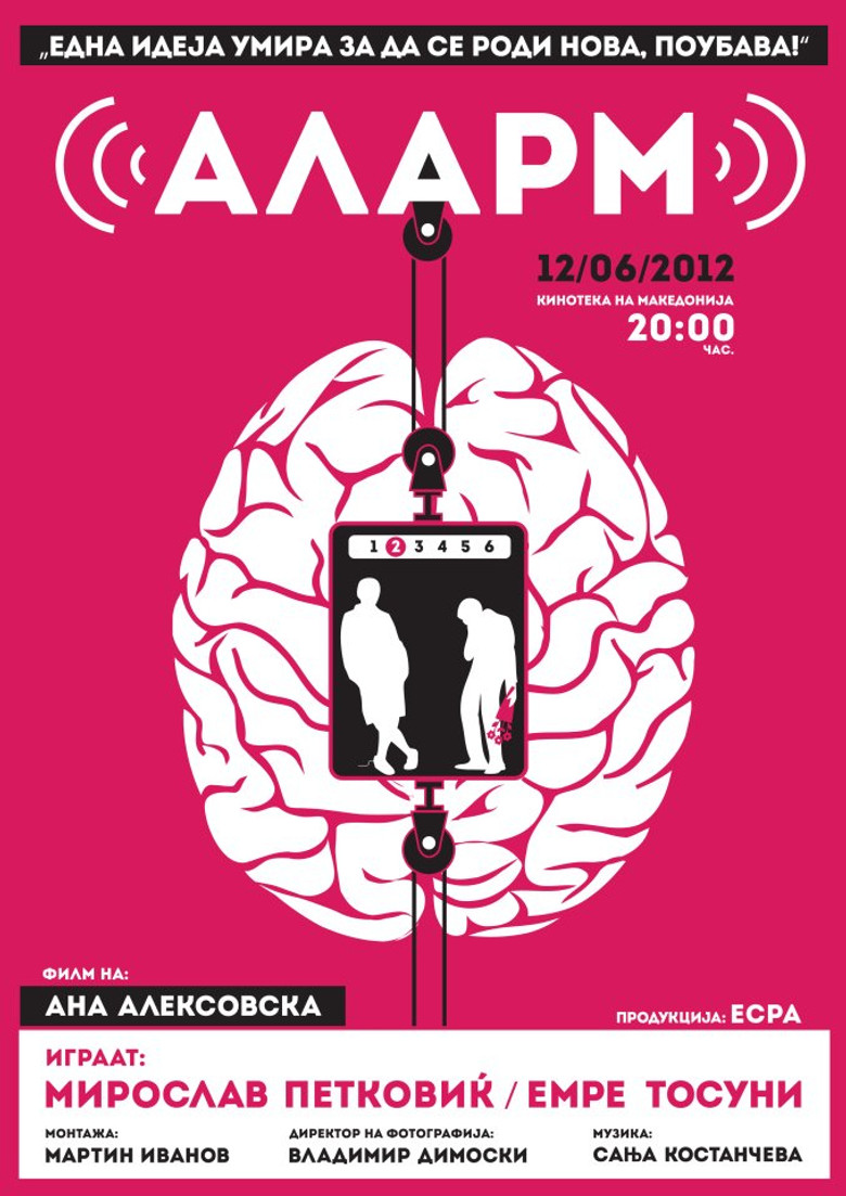 Alarm poster background