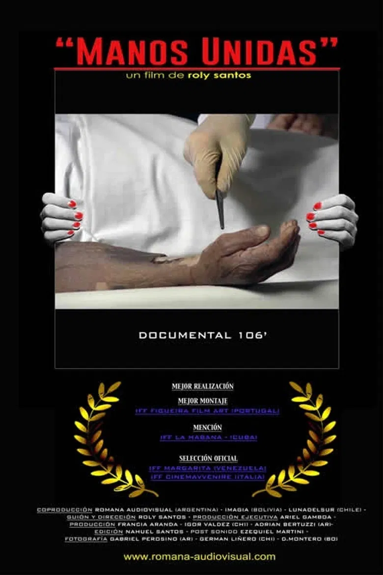 Hands together poster background