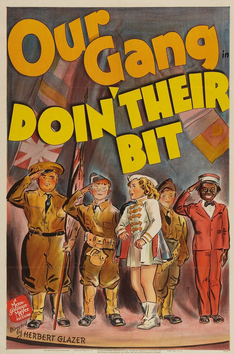 Doin' Their Bit poster background