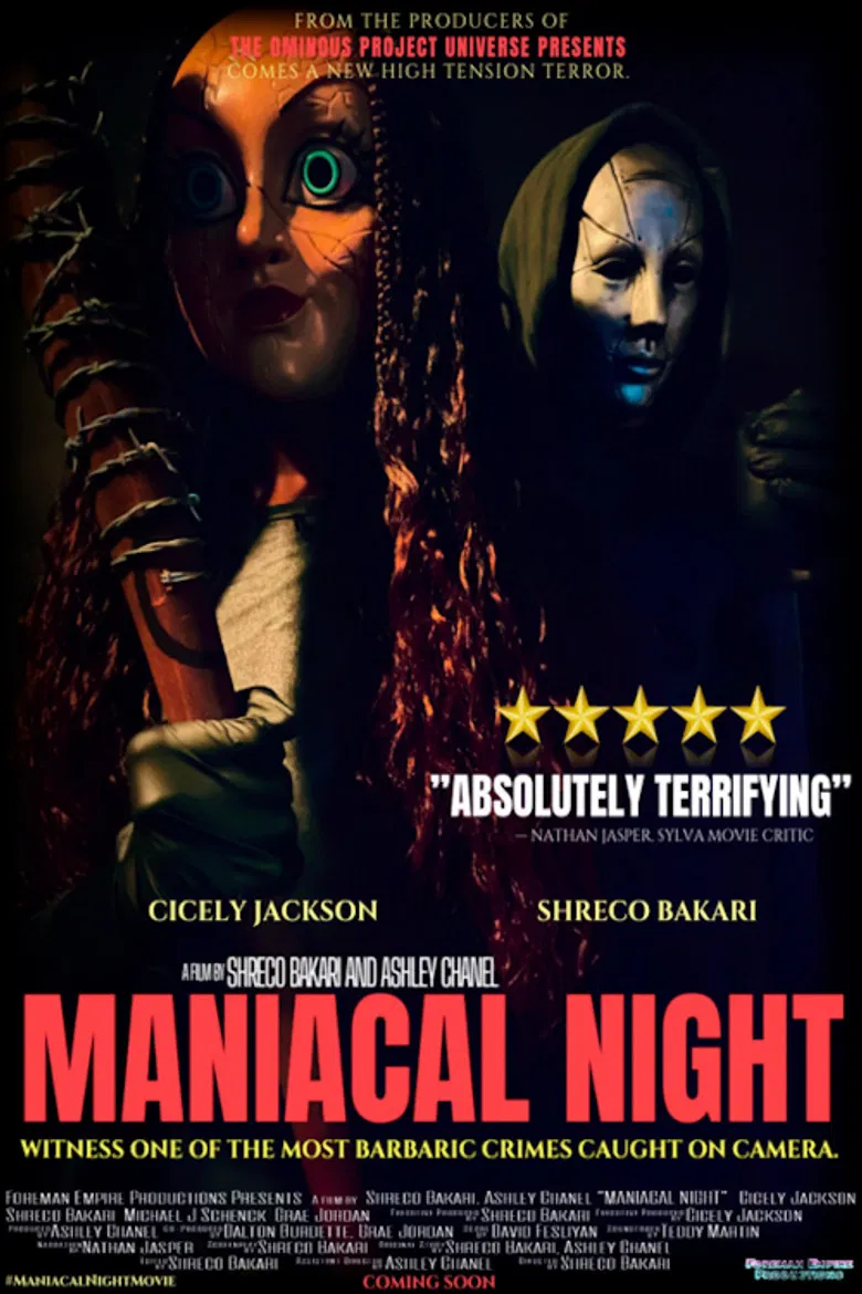 Maniacal Night poster background