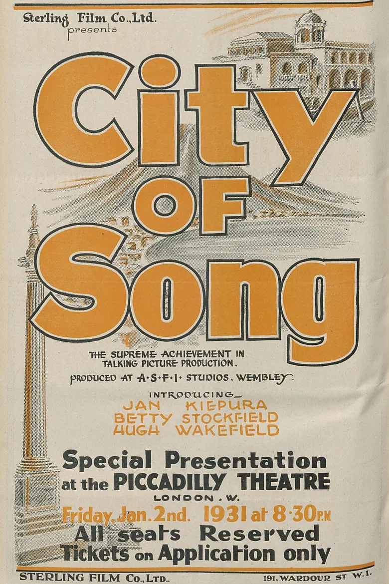City of Song poster background