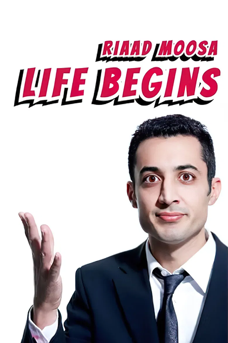 Riaad Moosa: Life Begins poster background