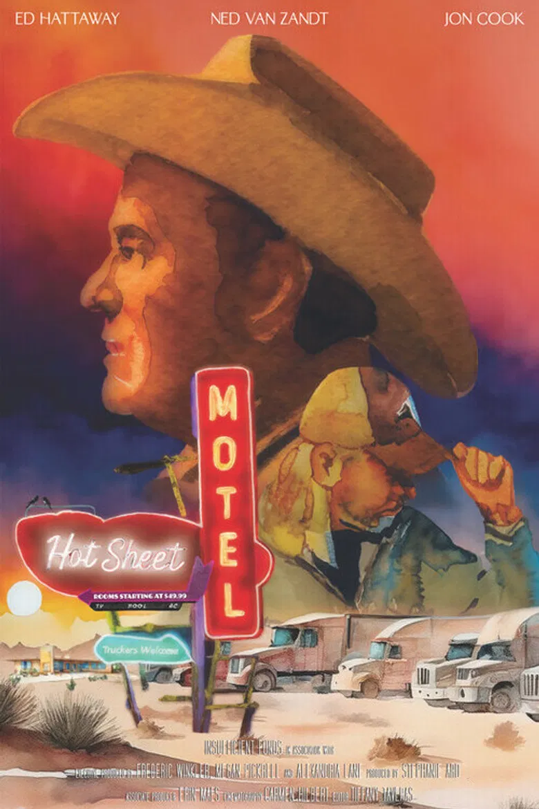 Hot Sheet Motel poster background