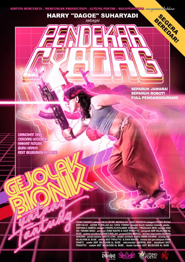 Pendekar Cyborg poster background