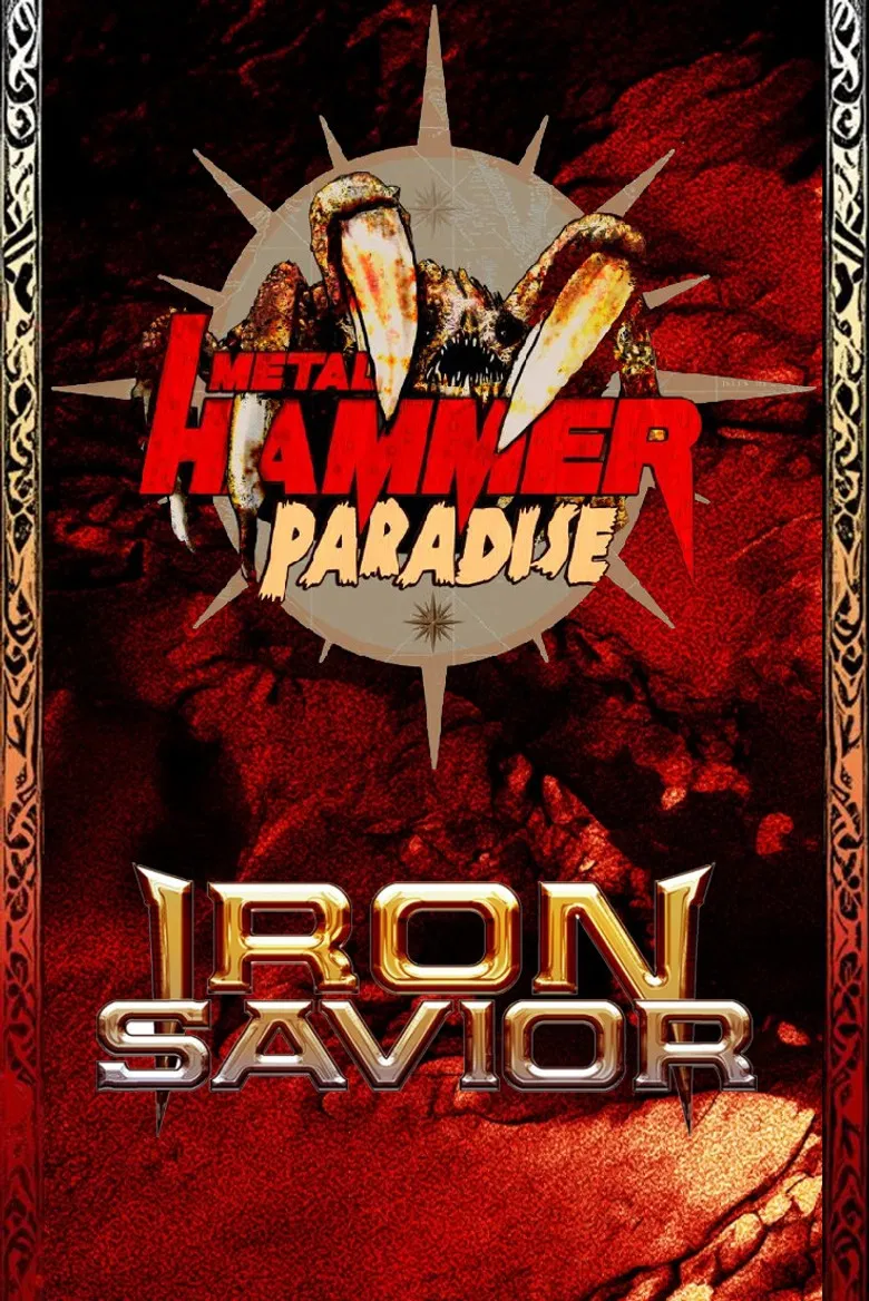 Iron Savior - Live at Metal Hammer Paradise poster background