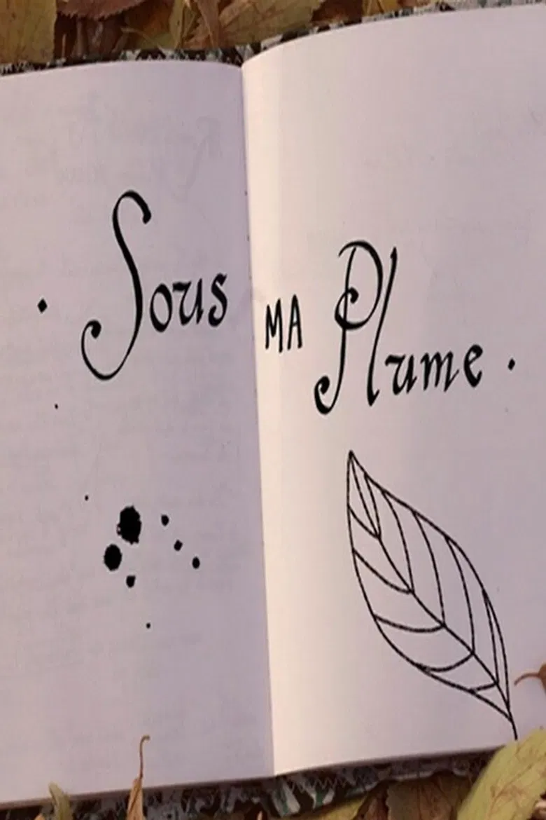 Sous ma plume poster background