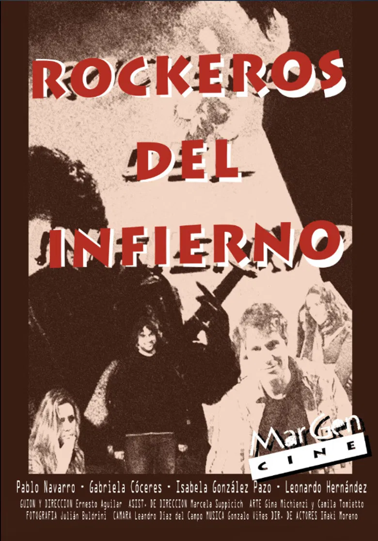 Rockeros del infierno poster background