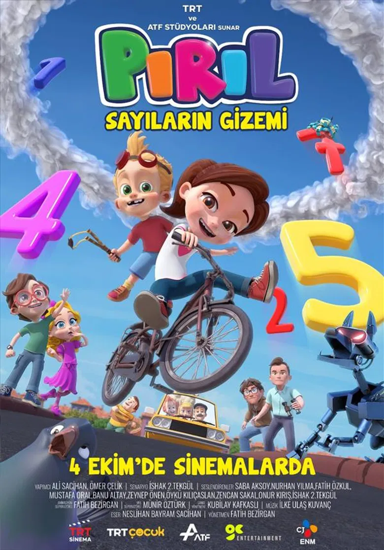 Pırıl: Sayıların Gizemi poster background