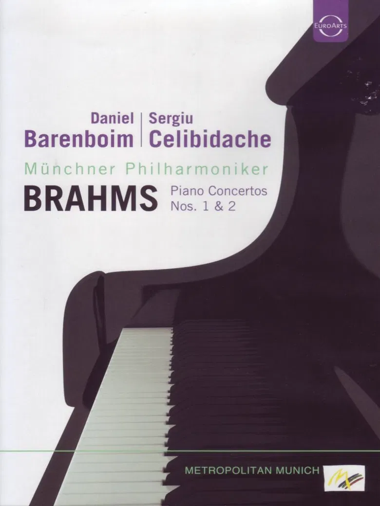 Daniel Barenboim plays Brahms: Piano Concertos poster background