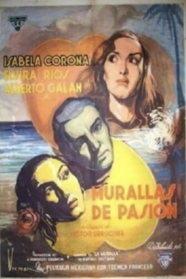 Murallas de pasión poster background