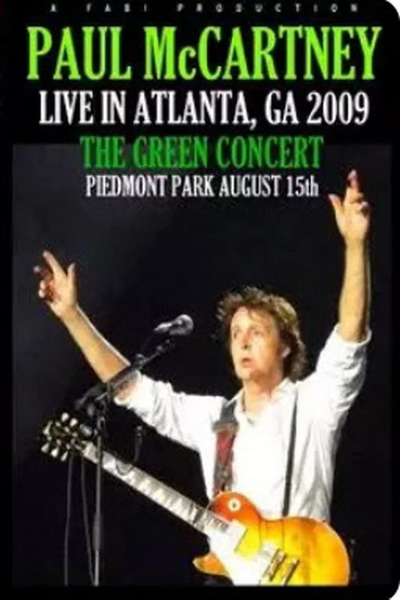 Paul McCartney : Live at Atlanta poster background