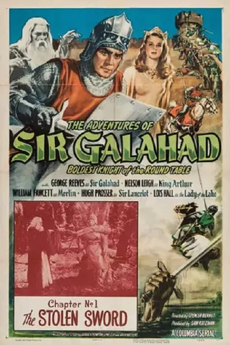 The Adventures of Sir Galahad poster background