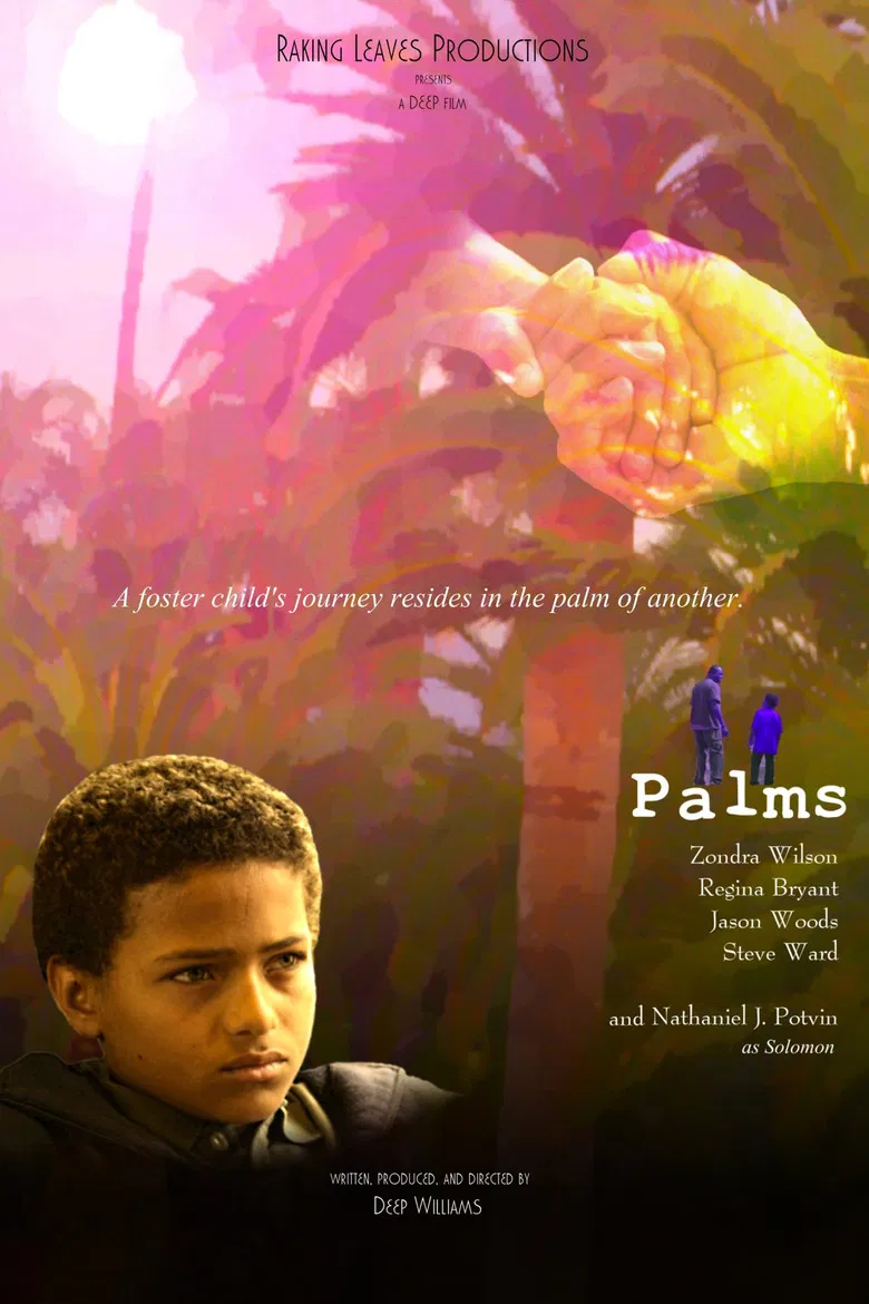 Palms poster background