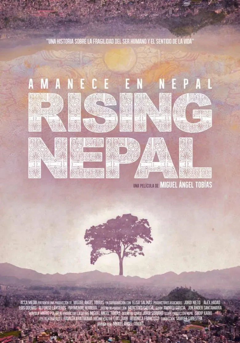 Rising Nepal poster background