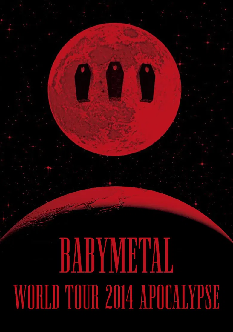 BABYMETAL - World Tour 2014 - Apocalypse poster background