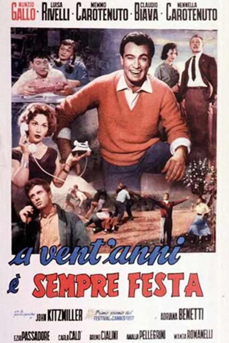 A vent'anni è sempre festa poster background
