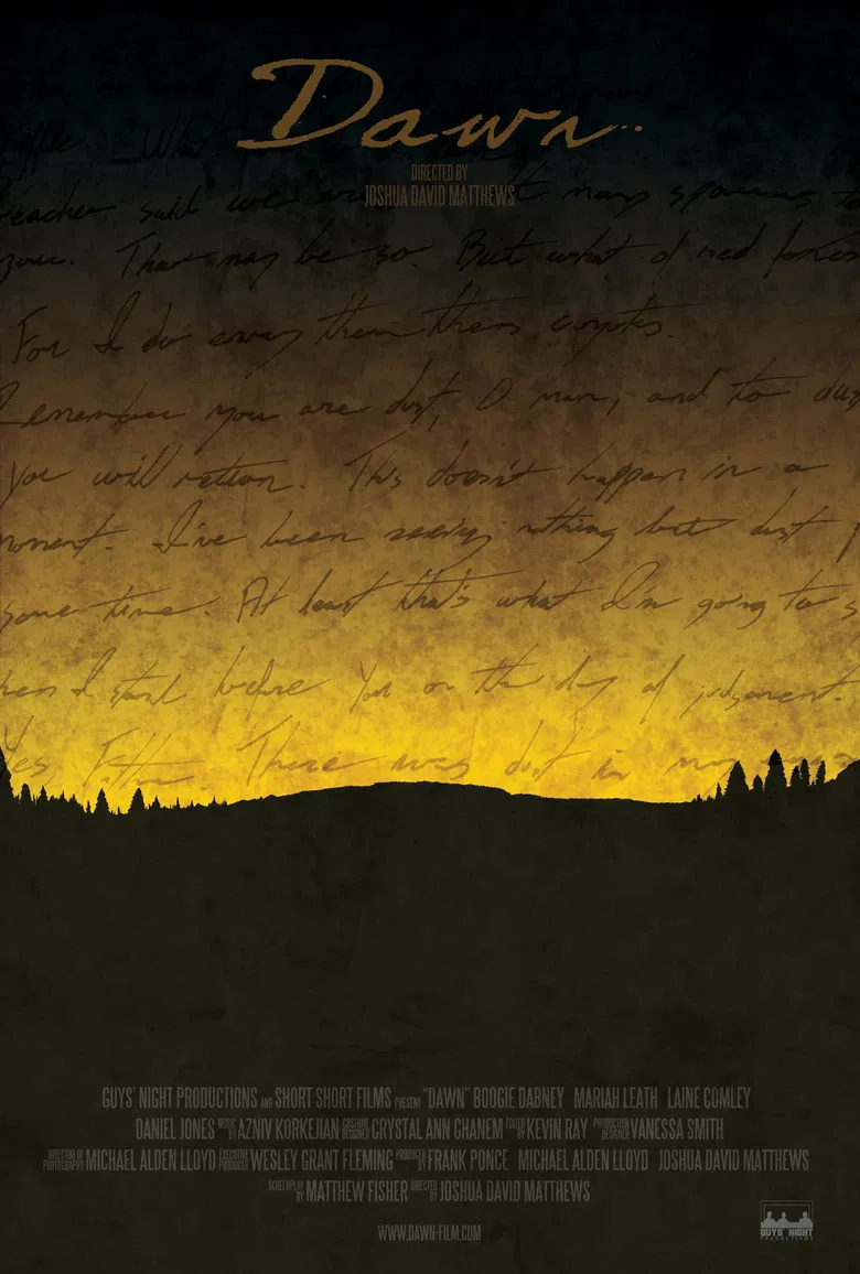 Dawn poster background