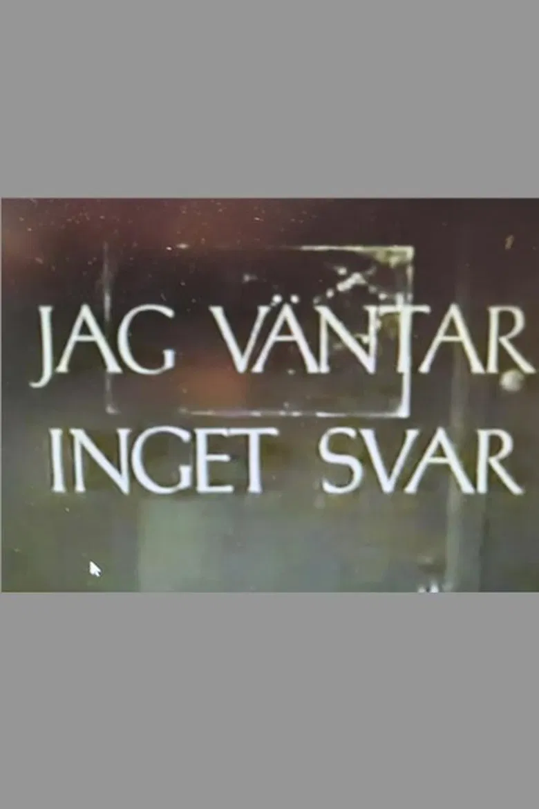 Jag väntar inget svar poster background